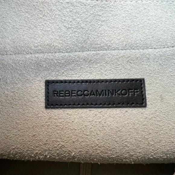 Rebecca Minkoff Cream Crossbody Bag with Silver Details - Picture 5 of 13